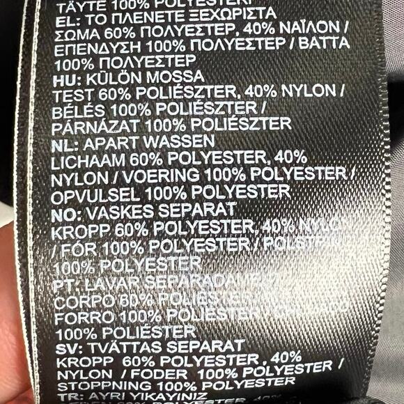 Superdry Navy Puffer Jacket Men’s XXL Double Zip Fuji - Picture 12 of 13